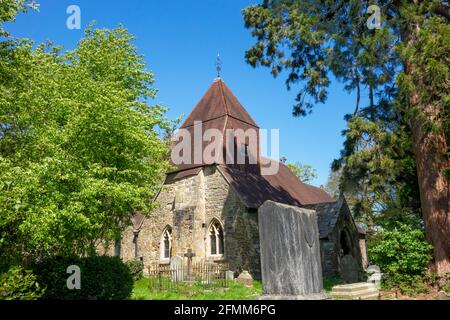 Chiesa-in-the-Wood, Chiesa di St Leonards, Hollington, Hastings, St Leonards, East Sussex, Regno Unito Foto Stock