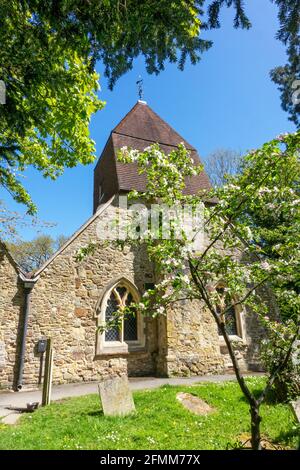 Chiesa-in-the-Wood, Chiesa di St Leonards, Hollington, Hastings, St Leonards, East Sussex, Regno Unito Foto Stock