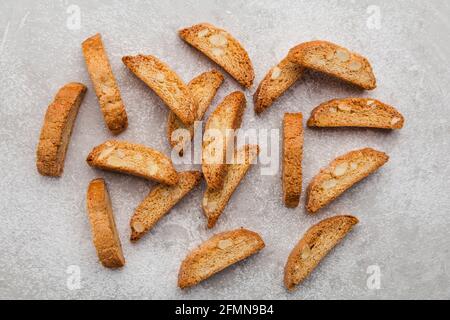 Biscotti cantuccini classici italiani Foto Stock