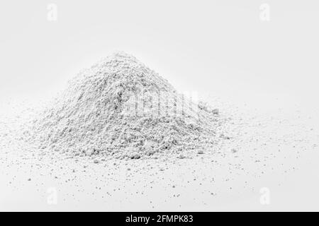 L'ossido di potassio, la cui formula chimica è KO, è costituito da un composto bianco costituito da ossigeno e potassio. Foto Stock