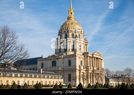 Les Invalides/Hôtel National des Invalides/Hôtel des Invalides, Parigi, Francia. Foto Stock