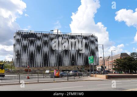 Leeds Victoria, un parcheggio auto Multi Story, a Leeds, vicino al centro commerciale John Lewis Victoria Leeds Foto Stock