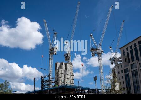 LONDRA - KINGS CROSS: Lavori di costruzione a Kings Cross London Photo: © 2021 David Levenson Foto Stock