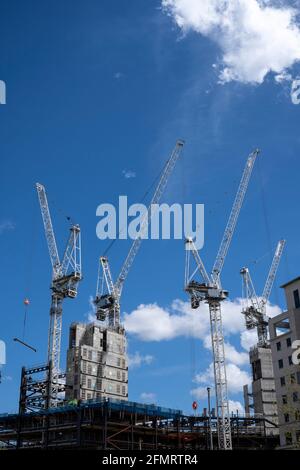 LONDRA - KINGS CROSS: Lavori di costruzione a Kings Cross London Photo: © 2021 David Levenson Foto Stock