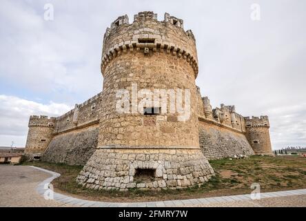 Grajal de Campos Castello , Leon, Spagna Foto Stock