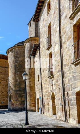 Monastero di San Salvador de Leyre, sìa, Navarra, Spagna Foto Stock