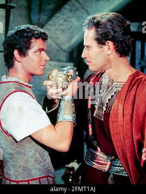 BEN-HUR 1959 MGM film con Charlton Heston e Stephen Boyd Foto Stock