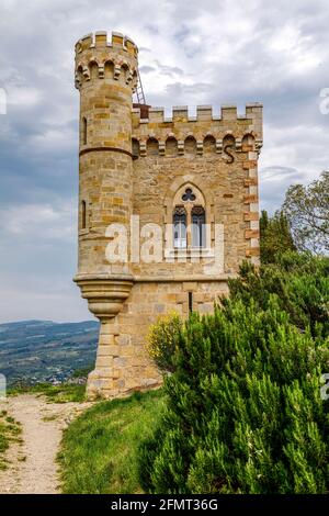 Il tour Magdala a Rennes le Chateau. Il mistero dei Catari, il Santo Graal, Templari Foto Stock