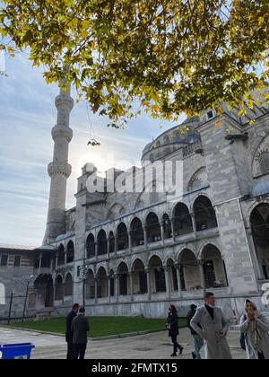 Moschea Suleymaniyah a Istanbul, vista generale Foto Stock