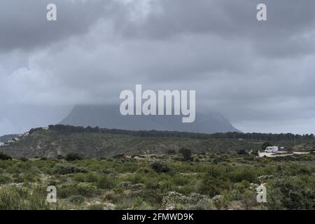 Il Montgo visto da Capo San Antonio Foto Stock