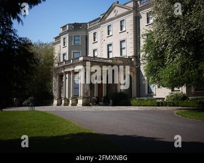 Farmleigh House nel Phoenix Park, Dublino città, Irlanda. Foto Stock