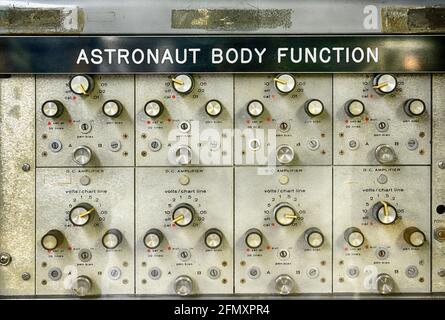 Strumento funzione corpo astronauta. Il complesso di lancio 5 (LC-5) è stato un sito di lancio presso la stazione dell'aeronautica di Cape Canaveral, Florida, utilizzato per varie Redstone A. Foto Stock