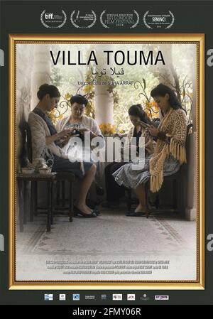 Villa Touma anno : 2014 Direttore della Palestina : Suha Arraf Nisreen Faour, Cherien Dabis, Ula Tabari, Maria Zreik manifesto spagnolo Foto Stock