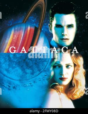 Gattaca anno : 1997 USA regista : Andrew Niccol Ethan Hawke, Uma Thurman Poster Foto Stock