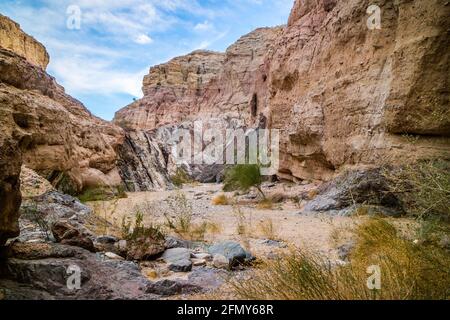 La Mecca Hills in scaletta escursione a Palm Spring, California Foto Stock