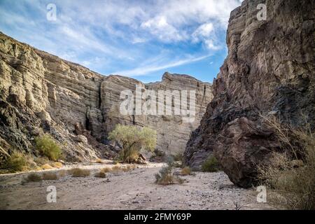 La Mecca Hills in scaletta escursione a Palm Spring, California Foto Stock