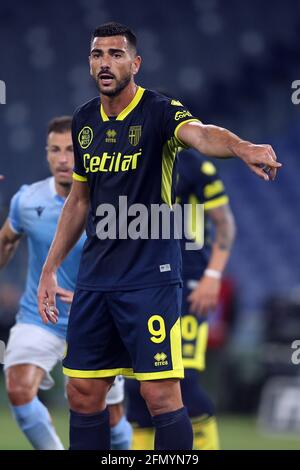 Roma, Italia. 12 maggio 2021. ROMA, Italia - 12.05.2021: PELè (PARMA) in azione durante la Serie Italiana UNA partita di calcio 2021 tra SS LAZIO e PARMA allo stadio Olimpico di Roma. Credit: Agenzia fotografica indipendente/Alamy Live News Foto Stock