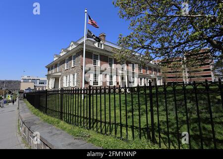 Historic Philipse Manor Hall Yonkers New York Foto Stock