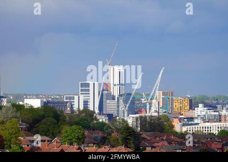 Arena Quarter alloggio per studenti nel centro di Leeds, West Yorkshire, Regno Unito Foto Stock