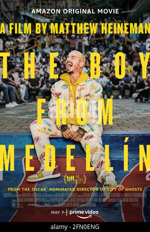 DATA DI USCITA: 7 maggio 2021 TITOLO: The Boy from Medellin STUDIO: SB Films REGISTA: Matthew Heineman TRAMA: Il cantante reggaeton colombiano J Balvin si prepara per il suo concerto di ritorno nel 2019 in mezzo a intense turbolenze politiche, nell'ultimo documentario di Matthew Heineman. CON LA STELLA: JOSE BALVIN. (Immagine di credito: © SB Film/immagini di intrattenimento) Foto Stock