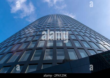 Sparda - Bank West Tower nel centro della città di Dortmund. Foto Stock