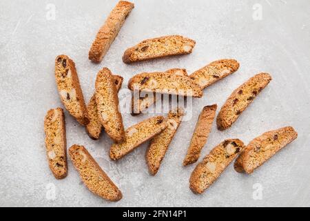 Biscotti cantuccini classici italiani Foto Stock