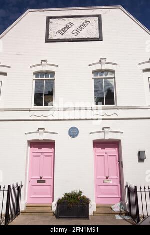 Joseph Turner's Studios, Glebe Place, Chelsea, Londra, SW3, REGNO UNITO Foto Stock