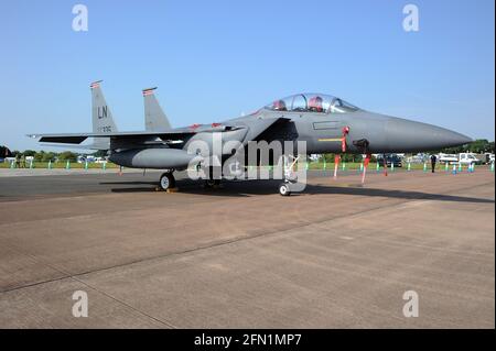 USA Air Force F 15E. Foto Stock