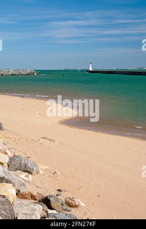 Ingresso al porto di Boyardville, Ile d'Oleron, Charente-Maritime (17), Nouvelle-Aquitaine regione, Francia Foto Stock