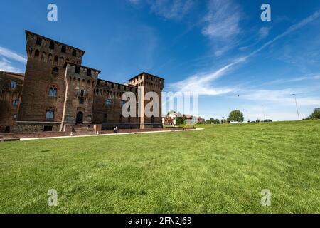 Mantova. Castello di San Giorgio (Castello di San Giorgio, 1395-1406), parte del Palazzo Ducale o Palazzo reale Gonzaga. Lombardia, Italia, Europa. Foto Stock