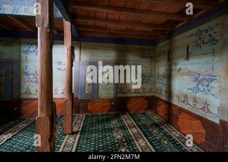 le moschee storiche del villaggio in mostra anatolia assomiglia all'arte popolare galleria Kosaca Cami Sampun Foto Stock