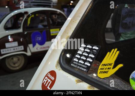 22 ème rencontre nationale des 2CV clubs de France du 13 au 17 mai 2015 à la Rochelle. Foto Stock