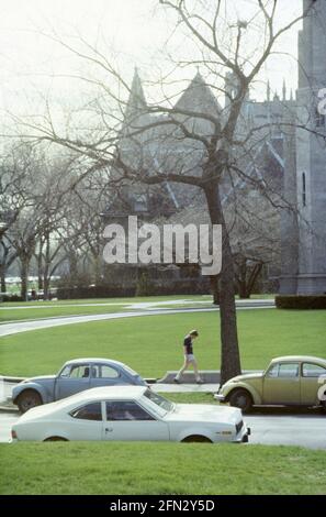 Università di Chicago, Chicago, Illinois., Stati Uniti, 1977 Foto Stock