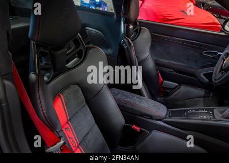 Porsche GT3 interni Foto Stock