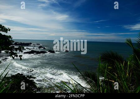 Una bella vista della Costa Rica Foto Stock