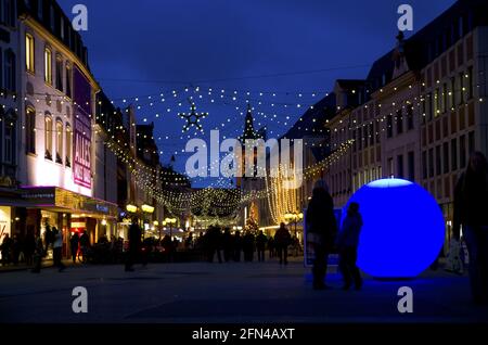 Trier mercatino di Natale Foto Stock