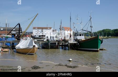 Quay Woodbridge Suffolf Foto Stock