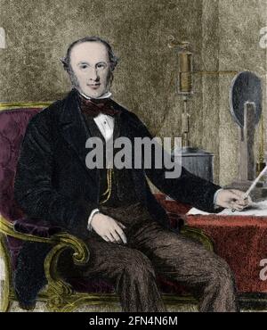 Ritratto di James Prescott Joule (1818-1889) Foto Stock