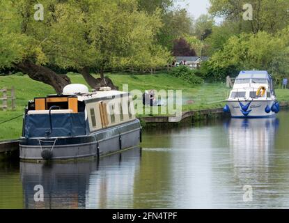Fiume Great Ouse Hemingford Grey Foto Stock