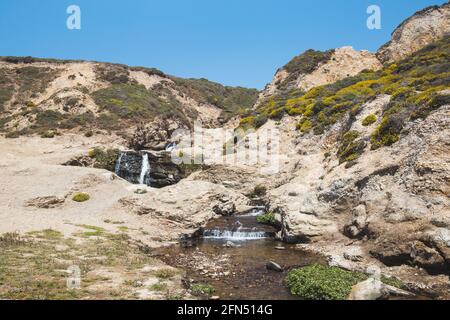 Bellissimo scatto di Alamere Creek in California Foto Stock