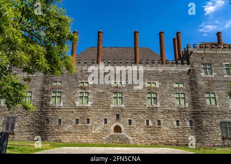 Palast Paço Ducale, Guimaraes, Portogallo, Europa | Palazzo Ducale di Vila Viçosa , Guimaraes, Portogallo, Europa Foto Stock