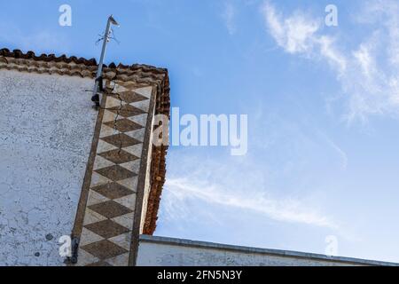 Dettagli della vecchia casa a Vilaflor, Tenerife, Isole Canarie, Spagna Foto Stock