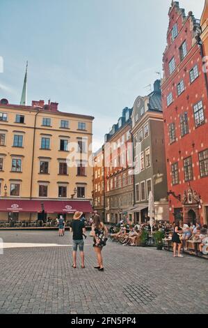 Ambiente svedese a Stoccolma Foto Stock