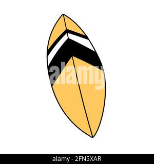 Icona della tavola da surf simbolo del segno di surf vettoriale Illustrazione Vettoriale