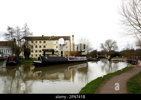 Parndon Mill River Stort Harlow Essex Foto Stock