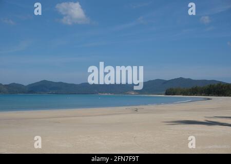 Indonesia Isole Anambas - Isola di Jemaja Padang Melang Beach Foto Stock