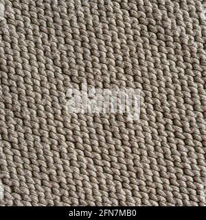 Closeup di tessuto a maglia marrone Foto Stock