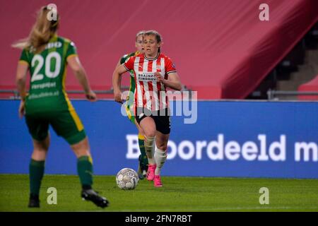 EINDHOVEN, OLANDA - MAGGIO 14: Joelle Smits of PSV durante la partita del Campionato Eredivisie delle Donne tra PSV Eindhoven e ADO Den Haag a Philip Foto Stock