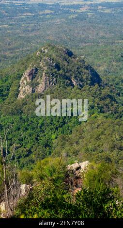 Creste e rocce vicino a Flinder's Peak Foto Stock