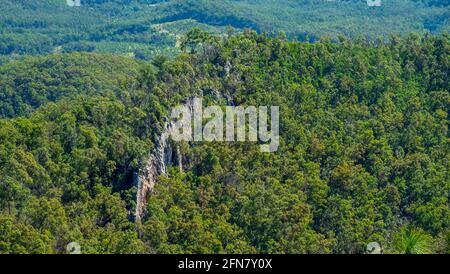 Creste e rocce vicino a Flinder's Peak Foto Stock